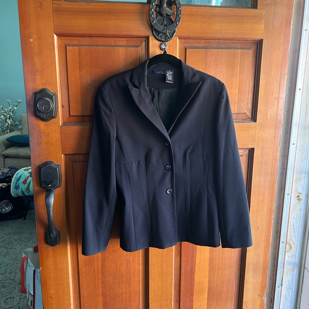 Hillard & Hanson Black Blazer Jacket